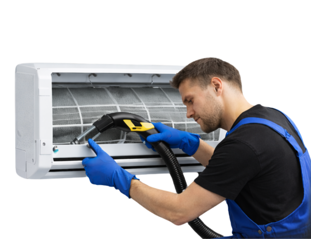 Technik Pliska klimatizace provádí čištění a servis klimatizace